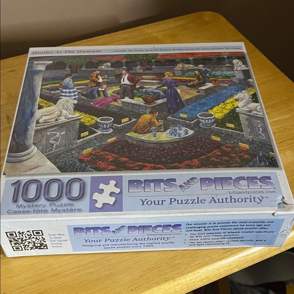 😄NEW sealed 1000 piece puzzle murder at the museum